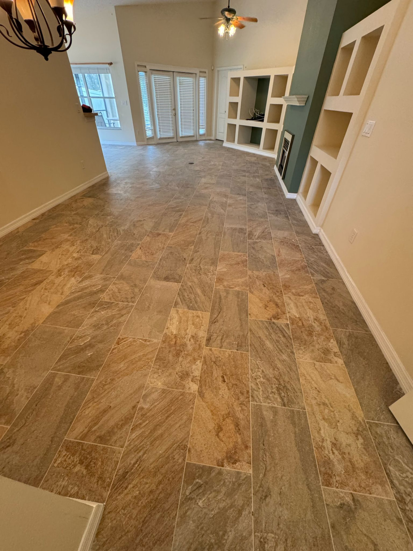 Flooring Installations after — Tile floor installation