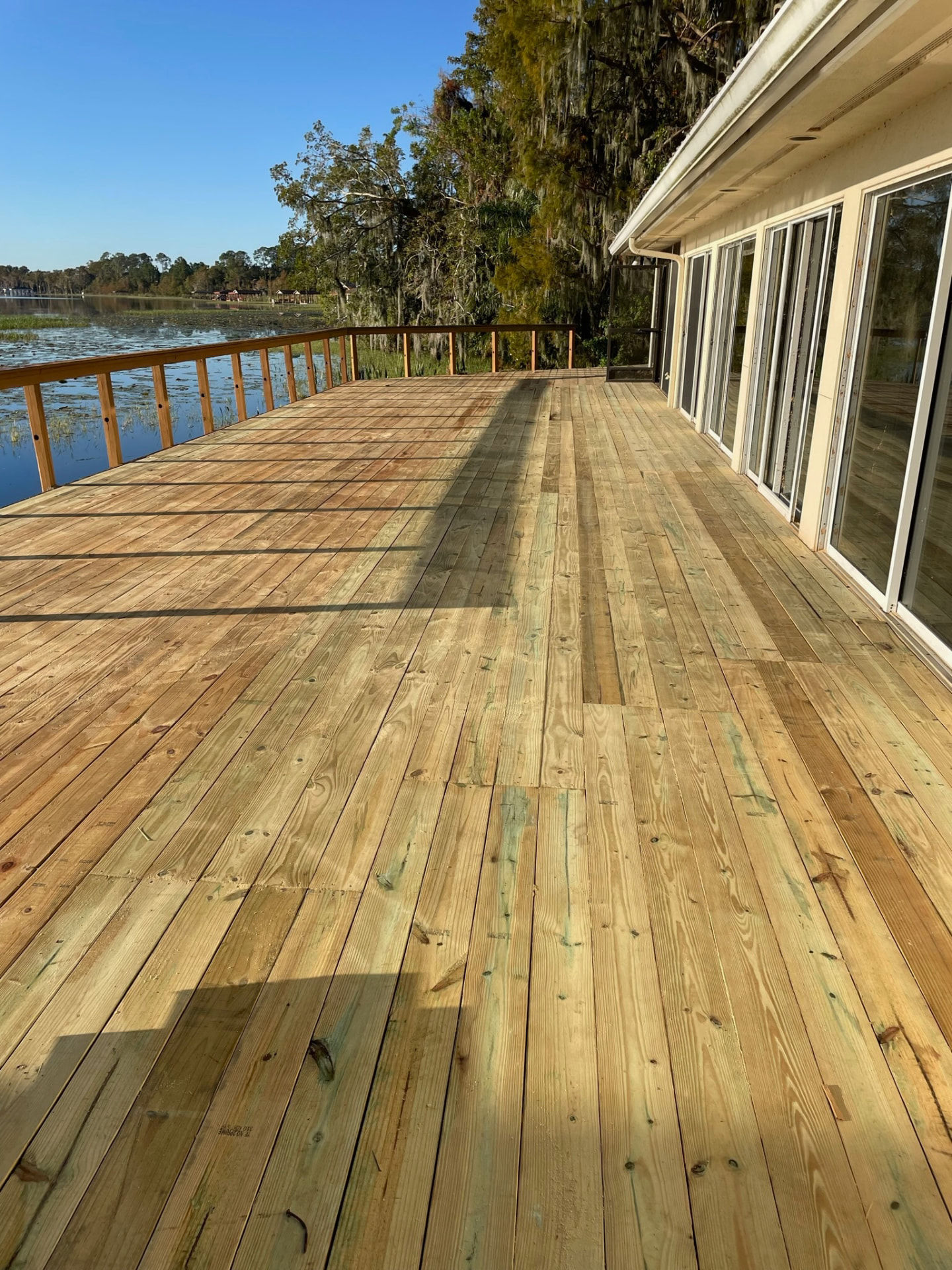 General Repairs & Handyman Services after — Lakefront deck rebuild