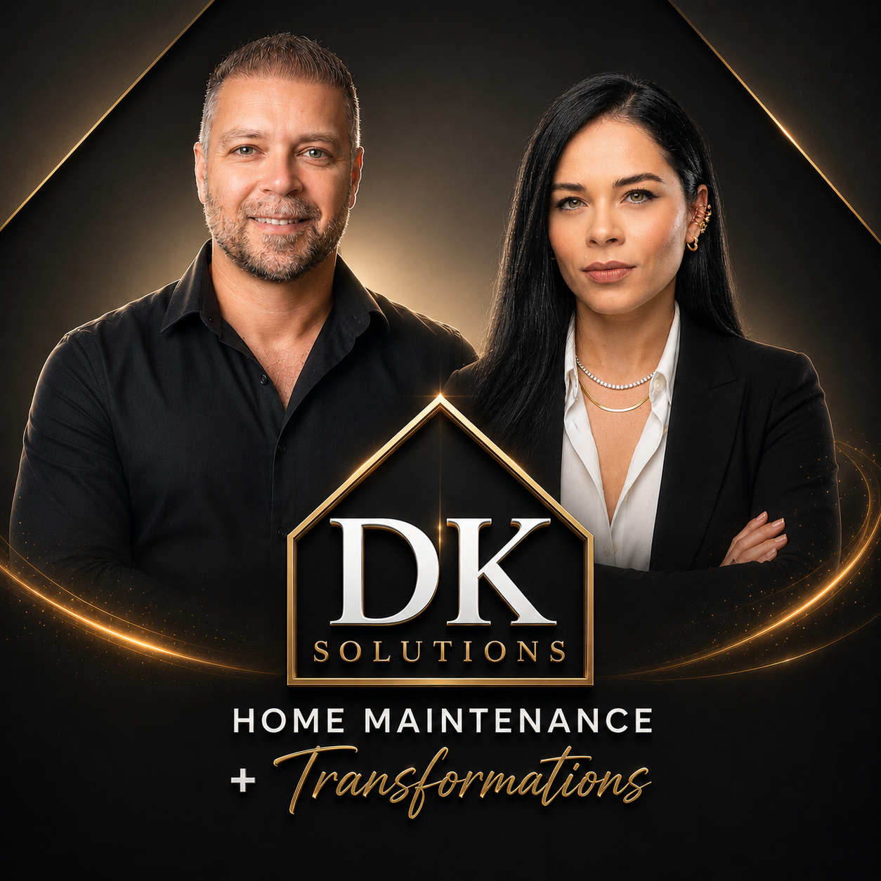 Diego and Kevelyn, owners of DK Solutions