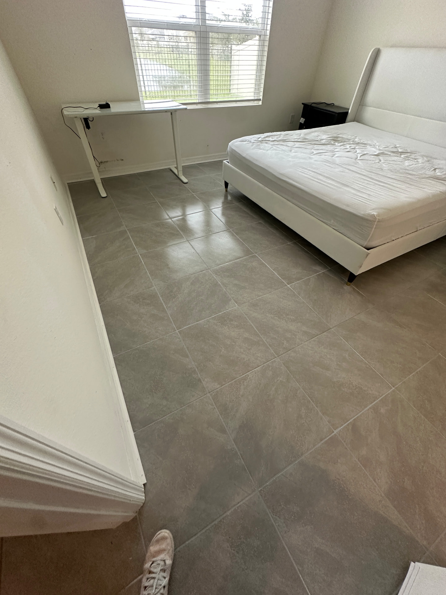 Flooring Installations after — Bedroom tile install