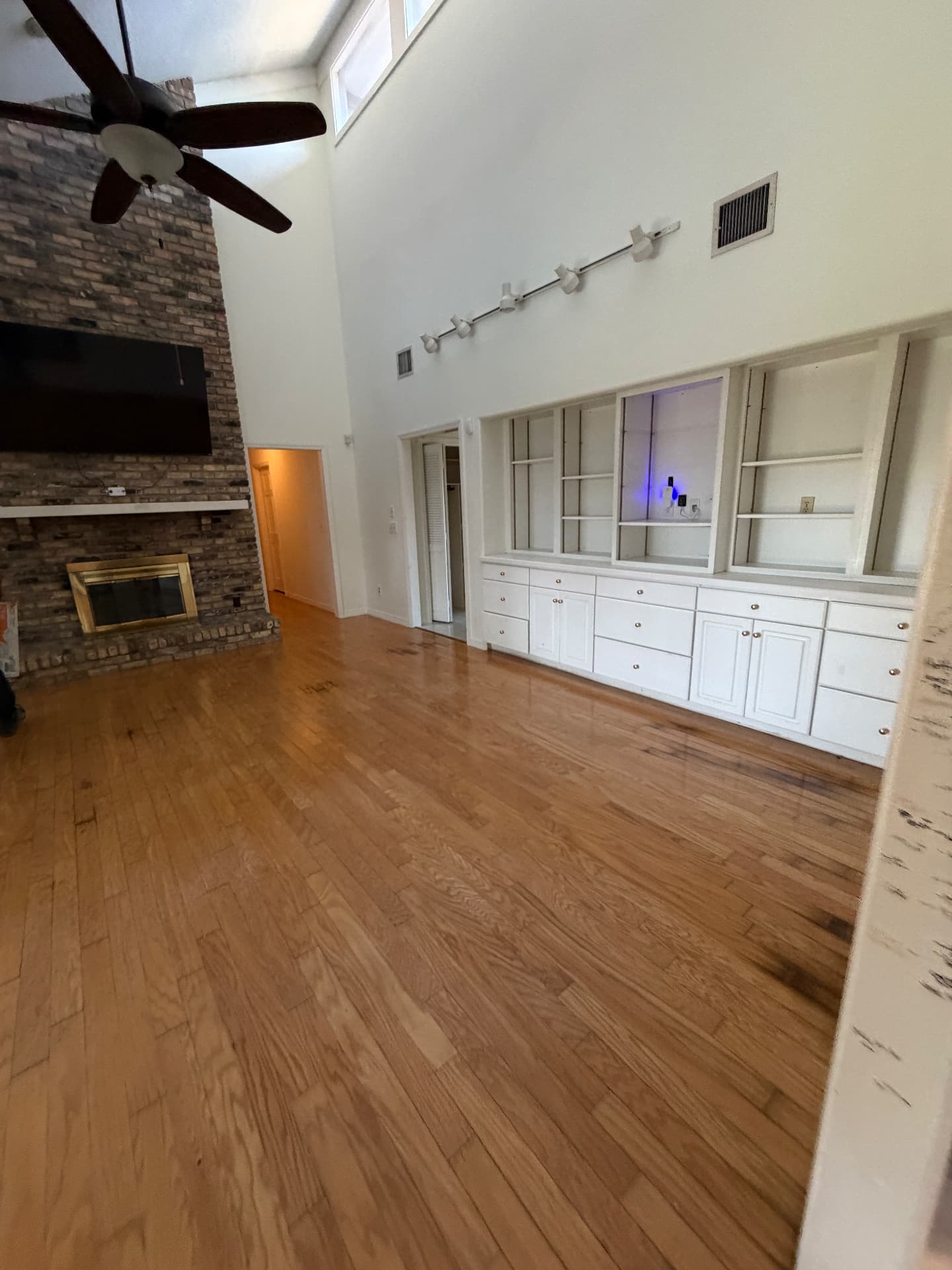 Interior & Exterior Painting before — Living room built-ins